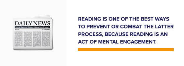 Reading is good for mental engagment